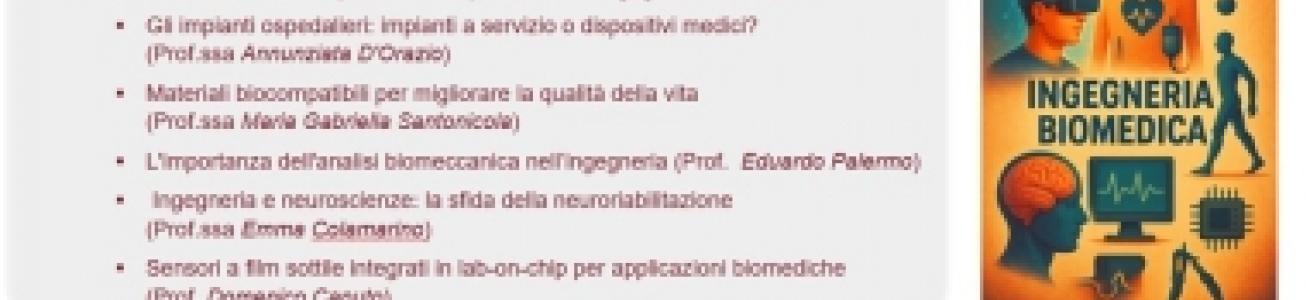 OPEN DAY INGEGNERIA BIOMEDICA